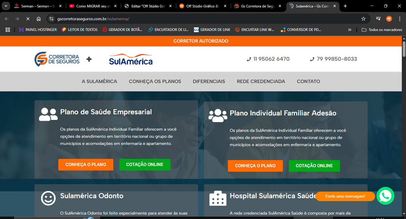 SITE SULAMERICA SAÚDE