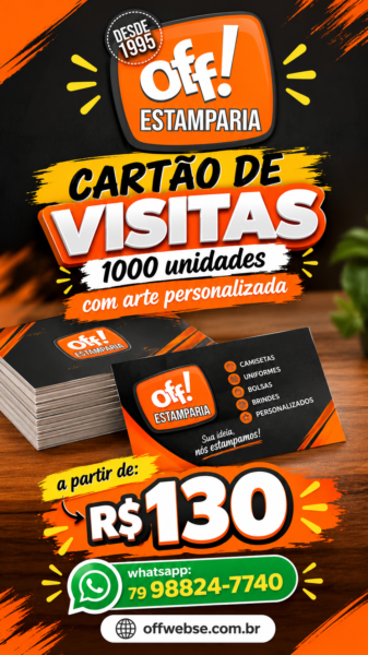 ARTE CARTAO DE VISITAS