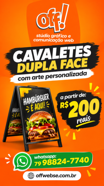 ARTE CAVALETE OFF